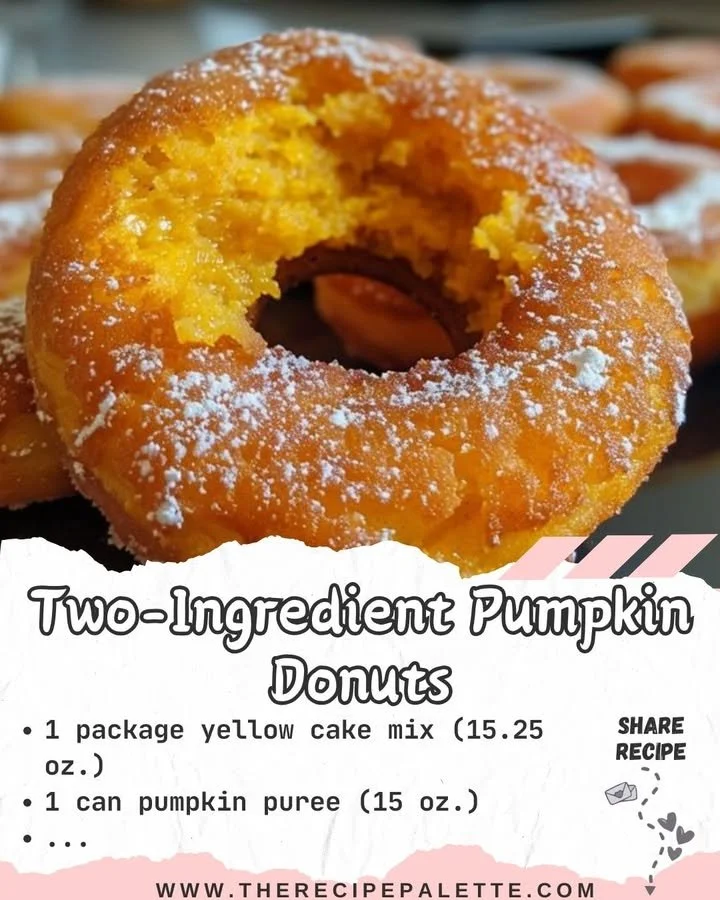 Two-Ingredient Pumpkin Donuts