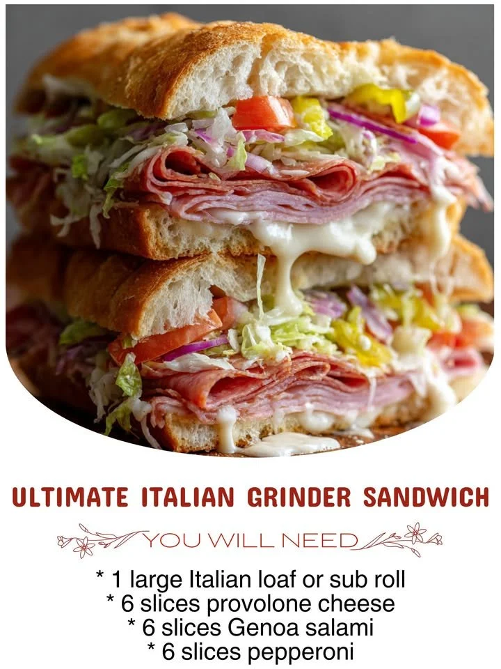 Ultimate Italian Grinder Sandwich