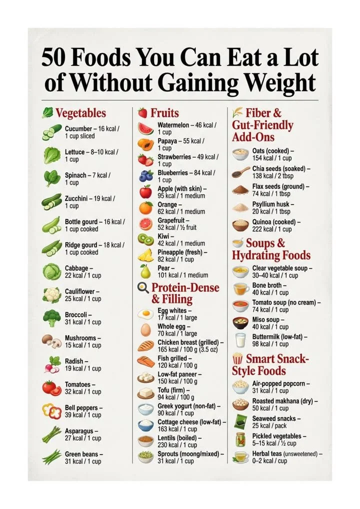 Vegetables, Fruits, and Protein Options