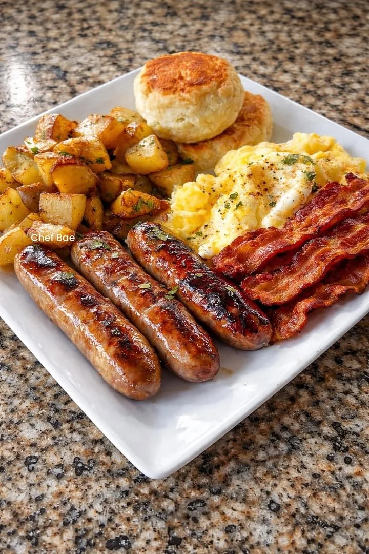 A delicious breakfast spread showcasing various mouthwatering dishes