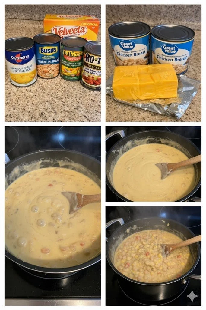 Bowl of White Chicken Chili topped with cilantro and jalapenos