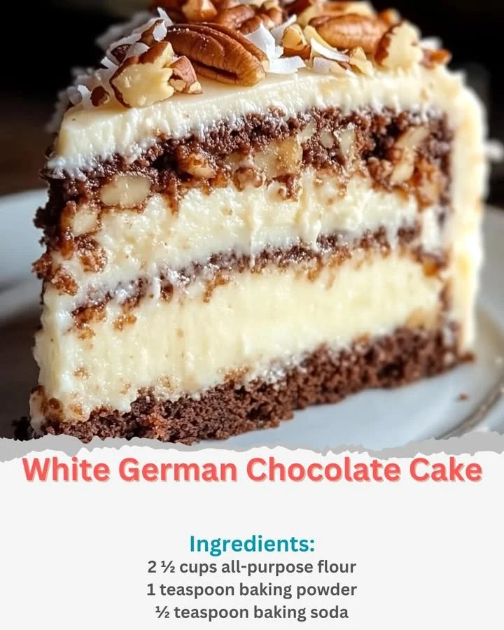 White German Chocolate Cake