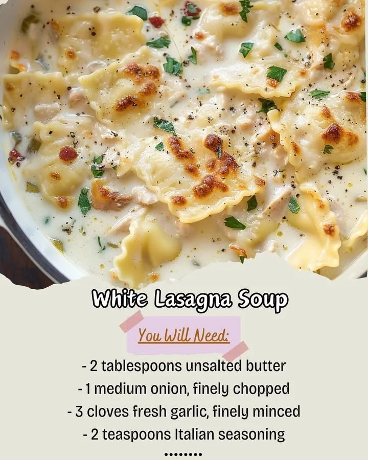 White Lasagna Soup