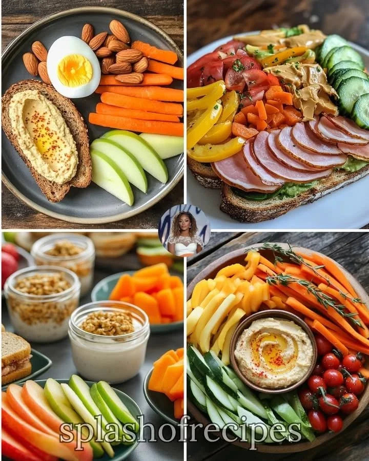 Whole grain toast topped with hummus for a healthy meal or snack