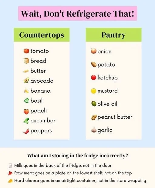 Proper methods for storing fruits and vegetables to extend freshness.