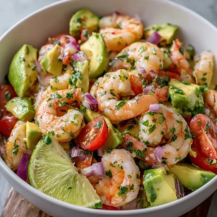 Zesty Lime Shrimp and Avocado Salad