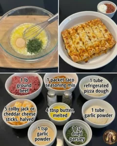 Delicious cheesy taco sticks served on a plate for a tasty snack.