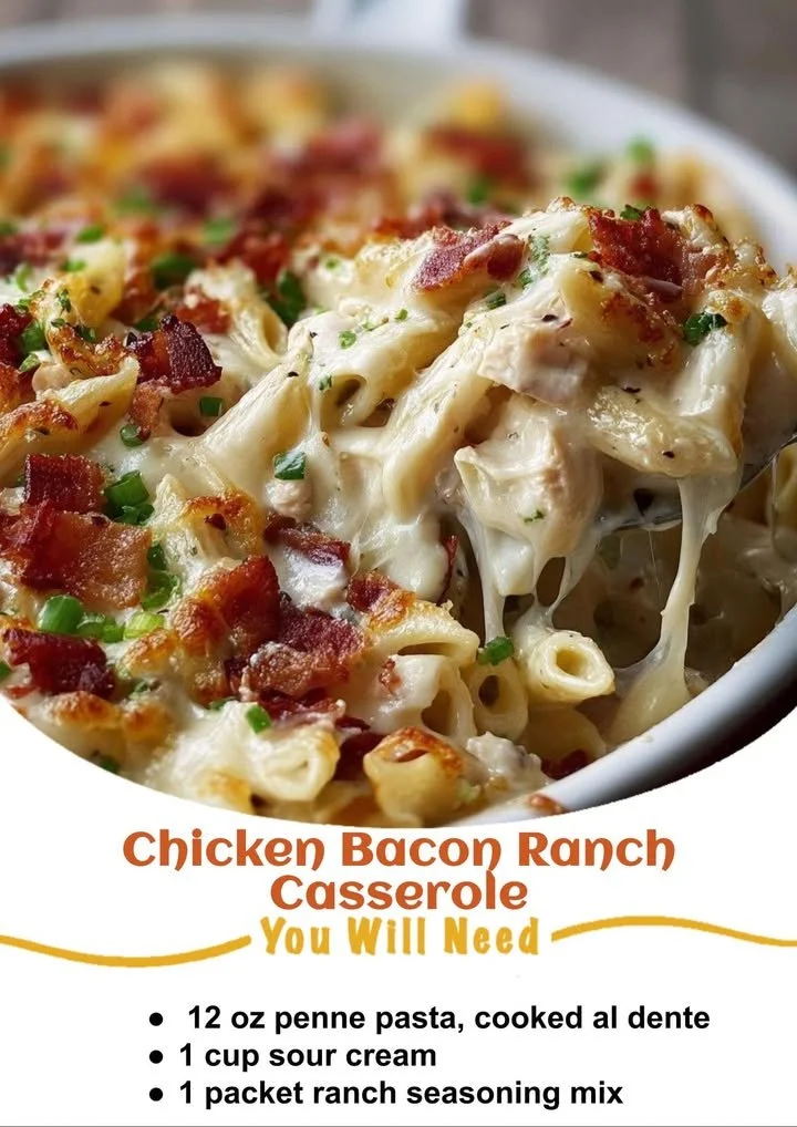 Chicken Bacon Ranch Casserole