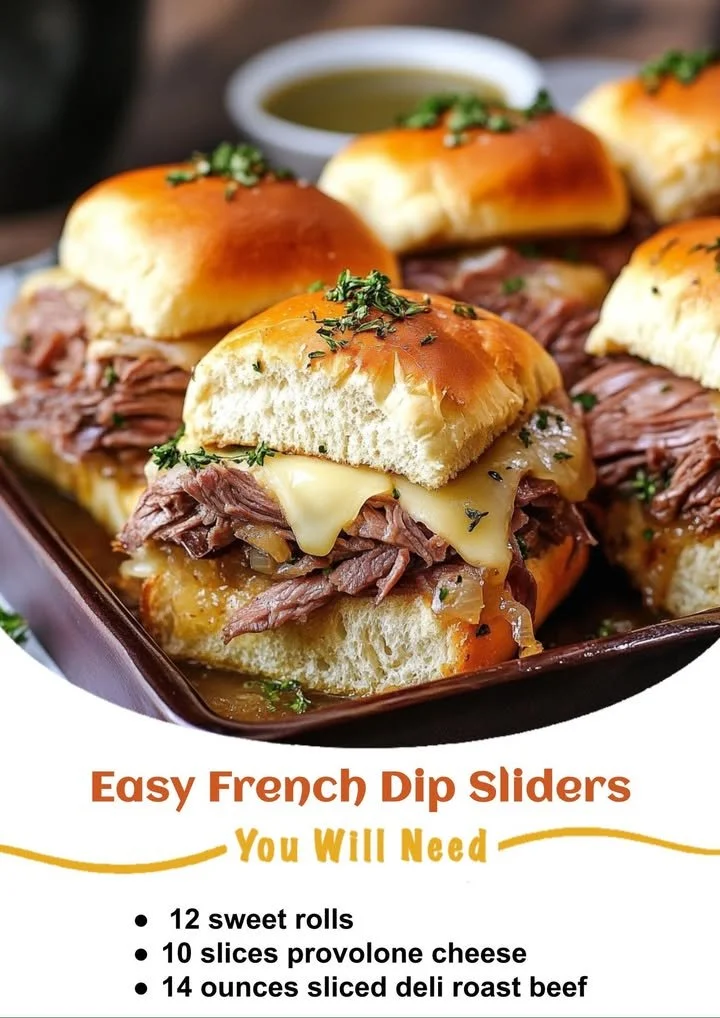 Easy French Dip Sliders