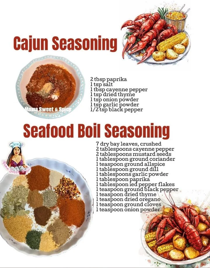 Homemade spice blends for flavorful seafood dishes