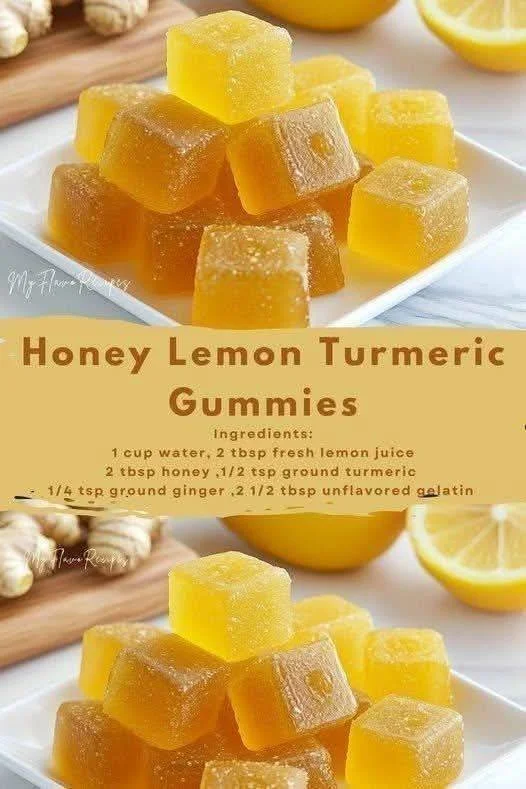 Honey Lemon Turmeric Gummies for health benefits and a delicious taste
