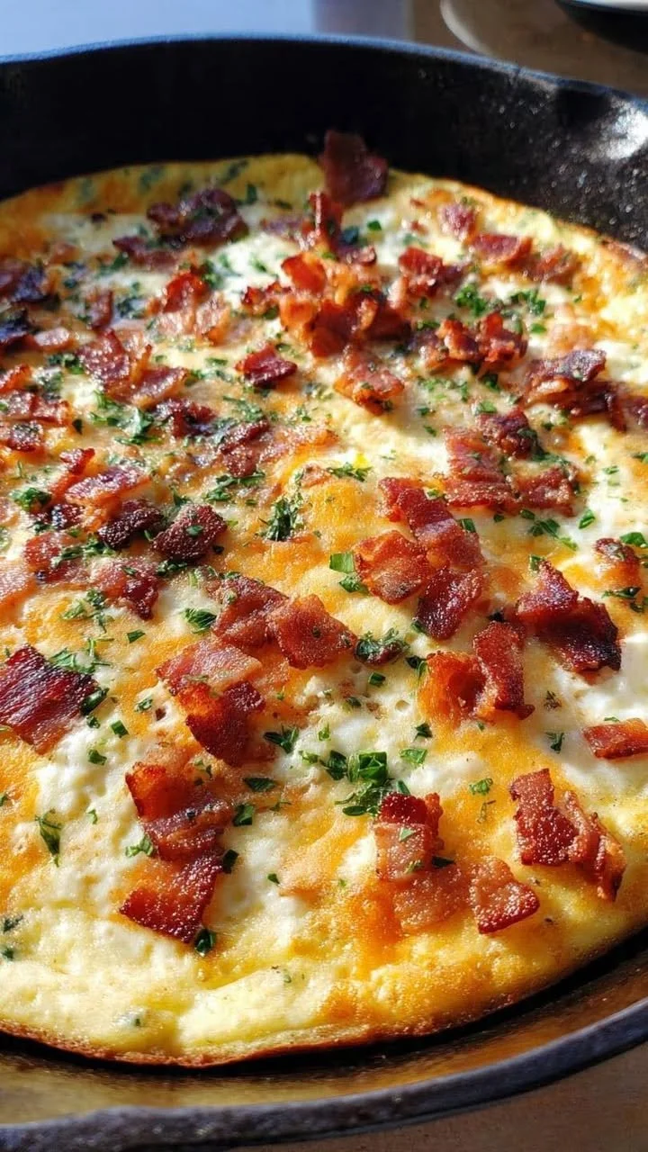 Keto Quiche Recipe with Bacon & Cheese