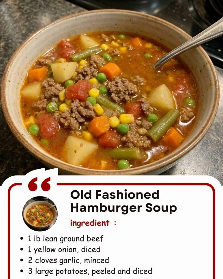 Old Fashioned Hamburger Soup