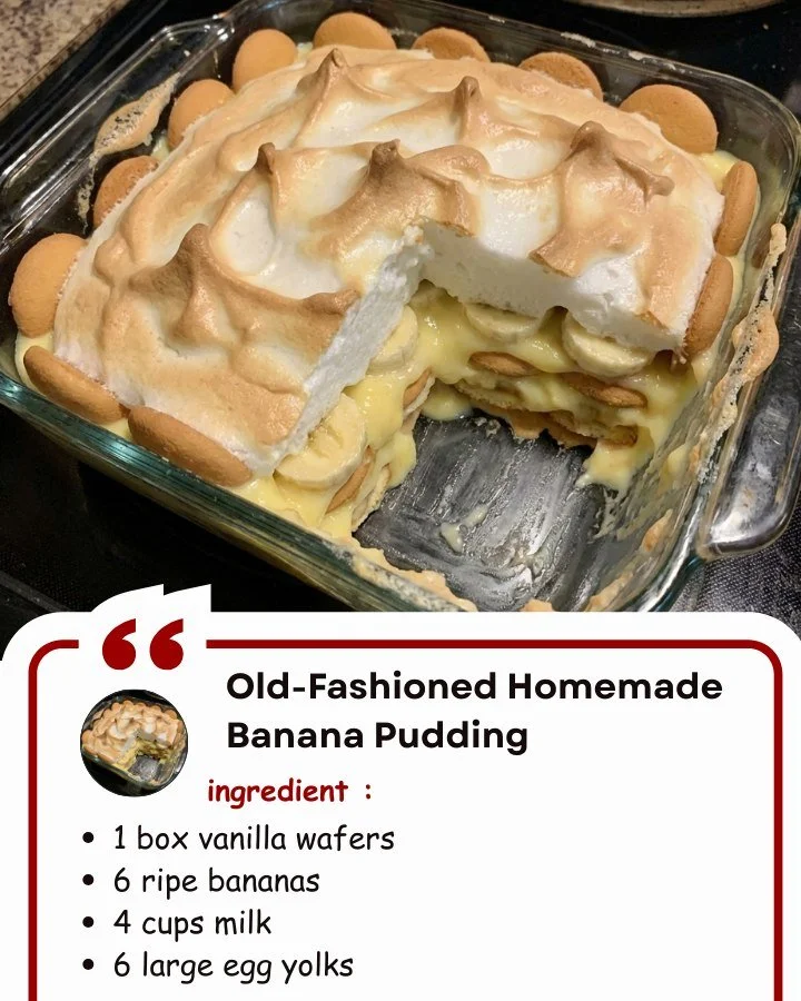 Old-Fashioned Homemade Banana Pudding