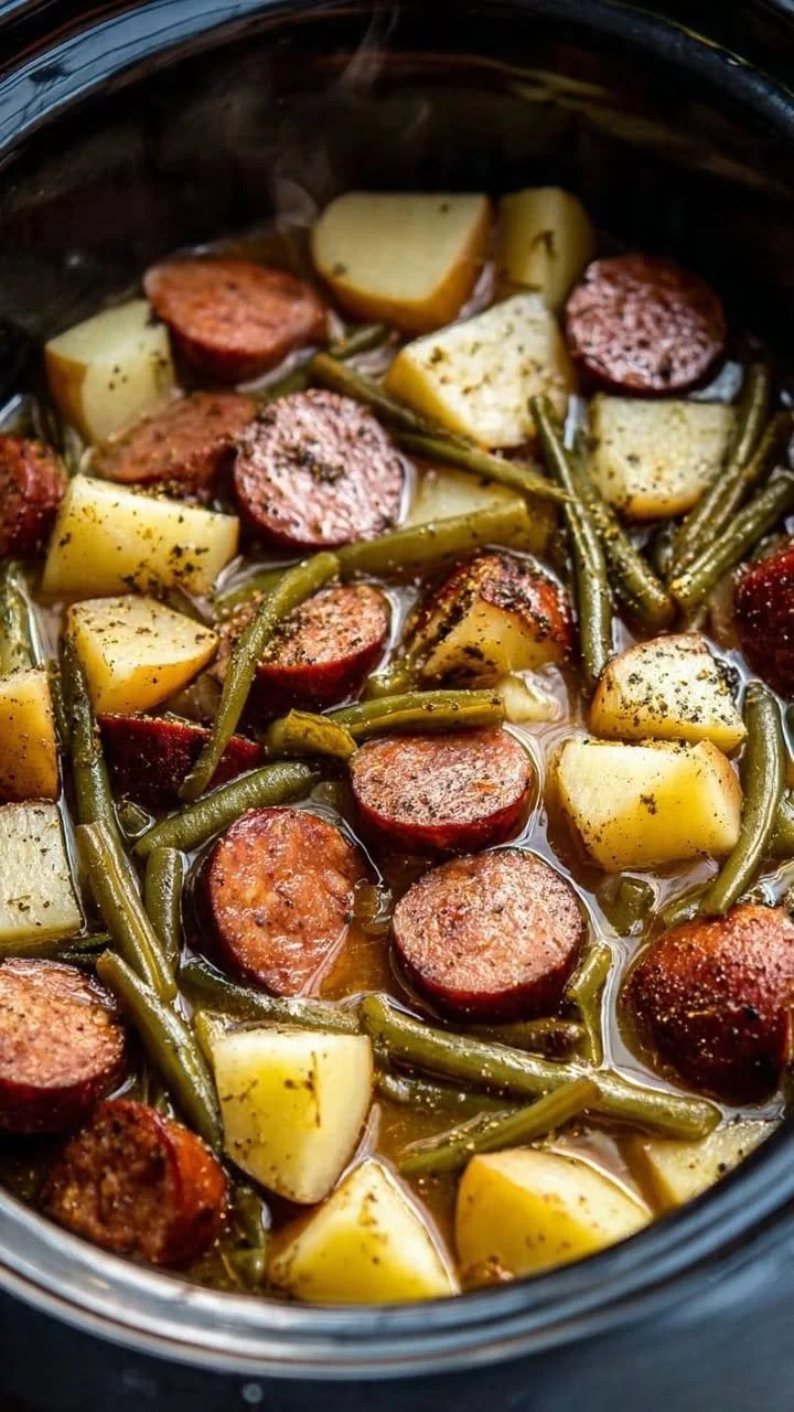 Sausage, Green Beans and Potatoes