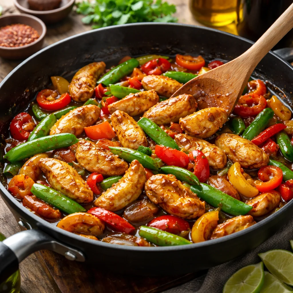 Savor the Flavor: Sweet and Spicy Chicken Stir Fry Delight