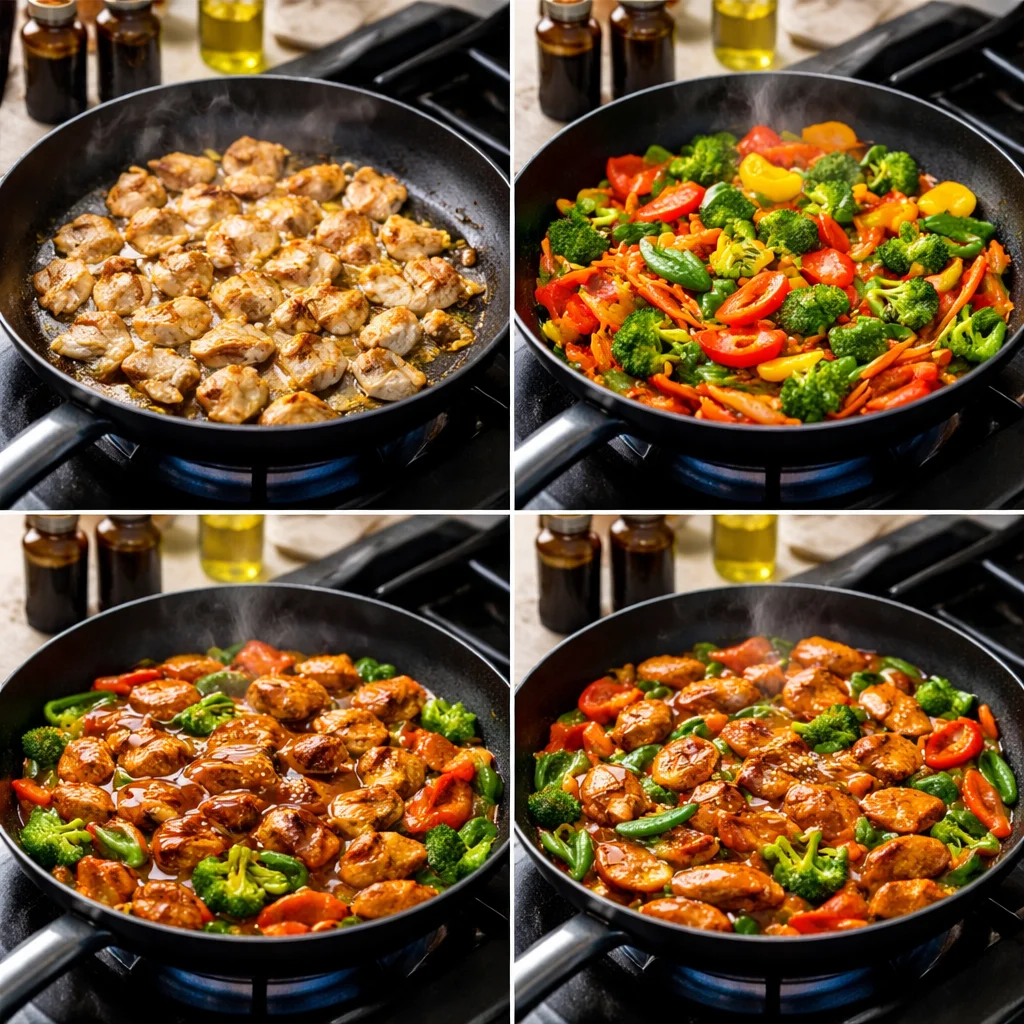 Savor the Flavor: Sweet and Spicy Chicken Stir Fry Delight