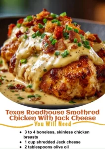 Plate of flavorful smothered chicken served with gravy and sides