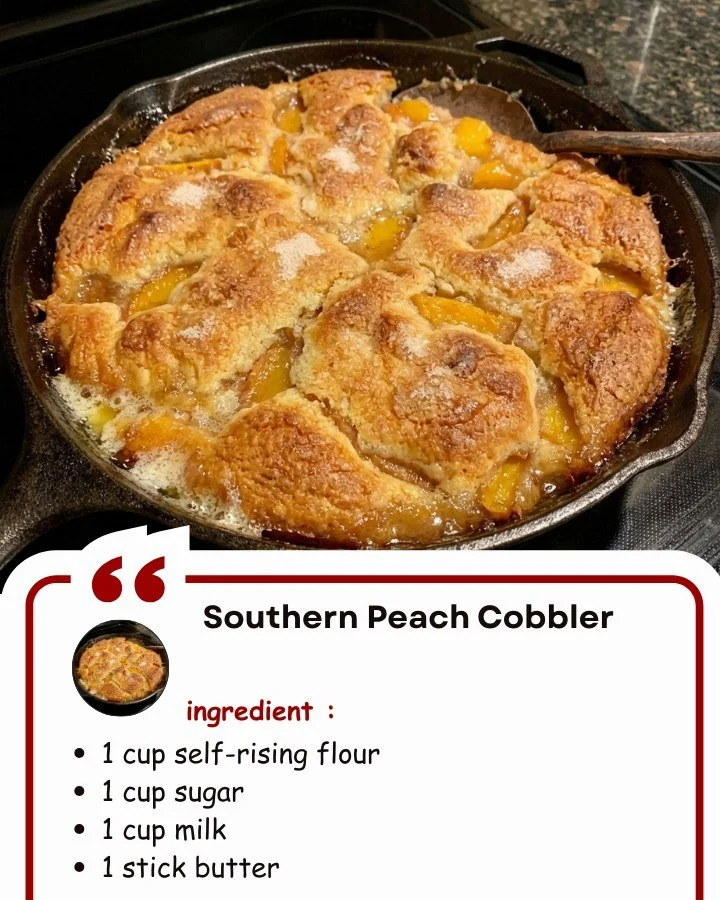 Southern Peach Cobbler