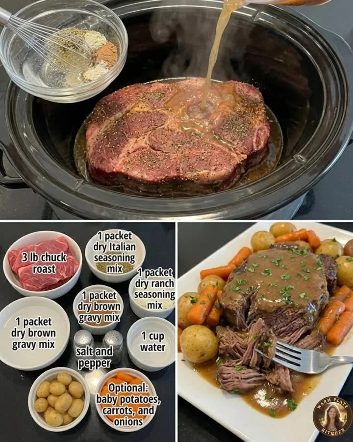 Three Envelope Roast recipe showcasing a savory and flavorful dish