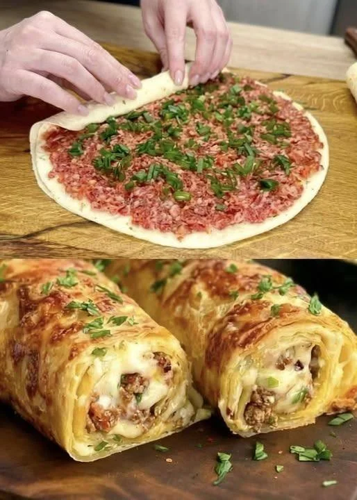 Tortilla Wraps with Ground Beef
